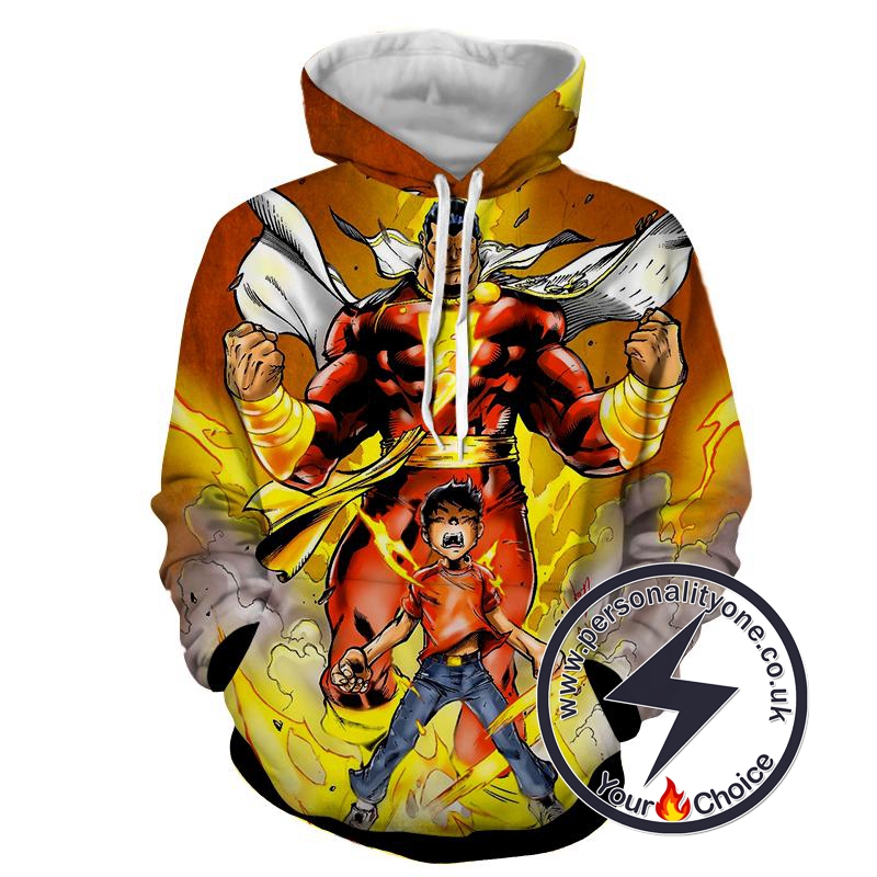 Dominant Shazam - Shazam 3D - Shazam Hoodies